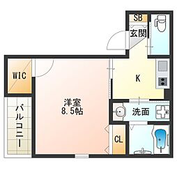 阪神なんば線 千鳥橋駅 徒歩8分 3階/-