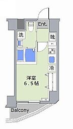 JR埼京線 板橋駅 徒歩5分の賃貸マンション 3階1Kの間取り