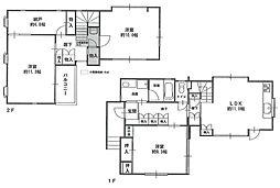 大田区東嶺町賃貸戸建 1階3SLDKの間取り