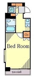 ガーラ駒沢大学 1Kの間取図画像