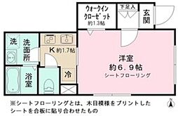 ＣＡＳＡ Ｙ 1階1Kの間取り