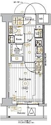 MAXIV川口青木 1Kの間取図画像