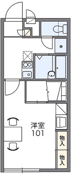 レオパレスおたか森(23074) 204｜東京都国立市谷保(賃貸マンション1K・2階・23.18㎡)の写真 その2