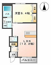 香川県高松市屋島西町（賃貸アパート1LDK・1階・45.42㎡） その2