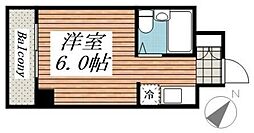 ライオンズマンション三軒茶屋第6 1Kの間取図画像