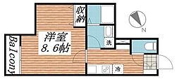 センターパーク綾瀬 1Kの間取図画像