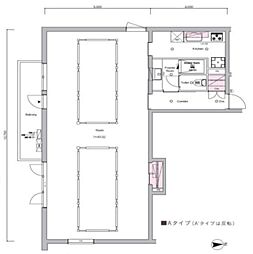 SYLATERRACEKAMAKURA 1Kの間取図画像