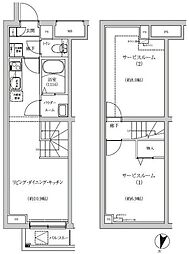 REGOLITH IKEGAMI 2LDKの間取図画像