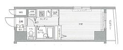 トーシンフェニックス武蔵関 1Kの間取図画像