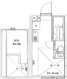 AZEST-RENT池袋2 ワンルームの間取図画像
