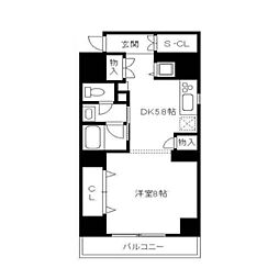 ヴェルデ藤ケ丘 1DKの間取図画像