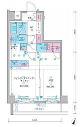 ガリシア西馬込 4階1LDKの間取り