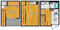 サンファヴール博多 1LDKの間取図画像