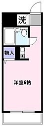 ザ・エンパイア ワンルームの間取図画像