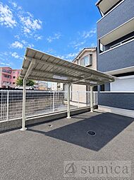 屋根付き駐輪場が嬉しいです♪♪