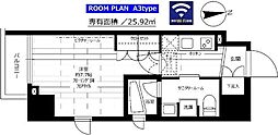 ステージグランデ新御徒町アジールコート 1Kの間取図画像