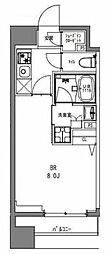 ラドゥセール秋葉原 1Kの間取図画像