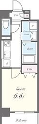グリーンアベニュー阿佐谷 1Kの間取図画像