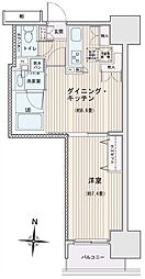 エスティメゾン錦糸町2 11階1DKの間取り