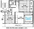 芝中分譲住宅ロ-2号棟5階5.8万円