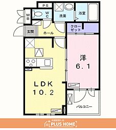 ヴィラ・コスタリカ 1LDKの間取図画像