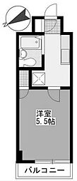 プリミエールよみうりランド 1Kの間取図画像