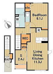 間取図画像 1SLDK
