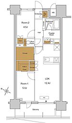 間取図画像 2SLDK