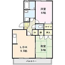 シャンポール 303 ｜ 福岡県久留米市藤光１丁目7-13（賃貸アパート2LDK・3階・51.00㎡） その2