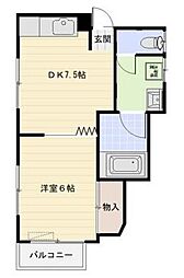 間取図画像 1DK