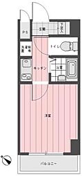スカイコート日本橋人形町2 1Kの間取図画像