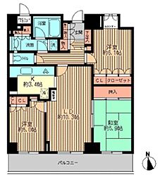 間取図画像 3LDK