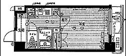 プレール大塚北 1Kの間取図画像