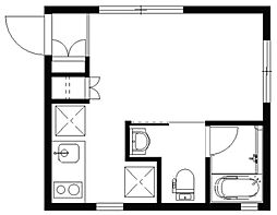 FARE下北沢II 1階ワンルームの間取り