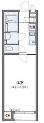 クレイノジュネス南栗原 1Kの間取図画像