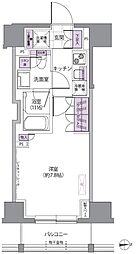 IVYWEST 1Kの間取図画像
