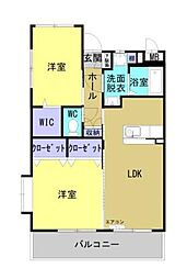 (仮称)日向・曽根町3丁目61マンション 2LDKの間取図画像