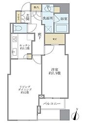 大崎ウエストシティタワーズE棟 1LDKの間取図画像