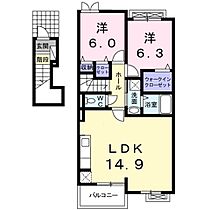 オーク　リジェール  ｜ 大阪府泉南市新家（賃貸アパート2LDK・2階・62.72㎡） その2