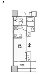 TOPAZ本厚木 ワンルームの間取図画像