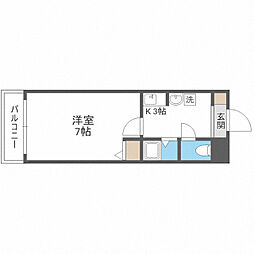 gru 1Kの間取図画像