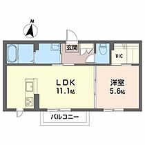 シャーメゾン　ＳＫ　ＳＯＵＴＨ 202 ｜ 宮城県栗原市築館宮野中央３丁目2-22（賃貸アパート1LDK・2階・40.85㎡） その2