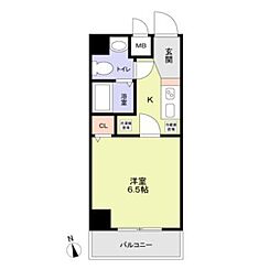 Risingplace大森二番館 1Kの間取図画像