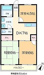 メゾン細田 3階/-