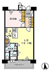 ロイヤルパークス西新井 1LDKの間取図画像