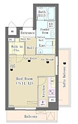 Maison de Takaya 3階1Kの間取り