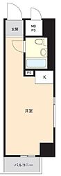 西横浜クリス・コーポ ワンルームの間取図画像
