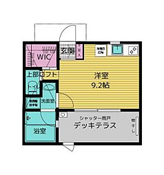 MaisonBlancAnnexe ワンルームの間取図画像