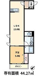 プリンス　サウス　292 3階1LDKの間取り