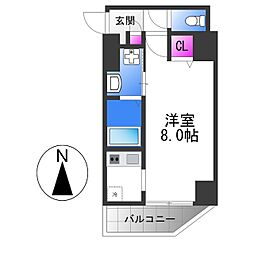 TheK'3Ville 1Kの間取図画像